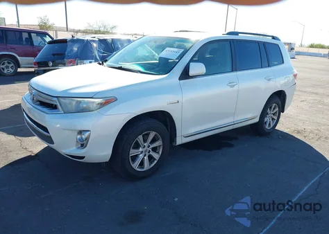 2012 Toyota Highlander Hybrid Base V6 from USA, damaged, VIN JTEBC3EH7C2010318